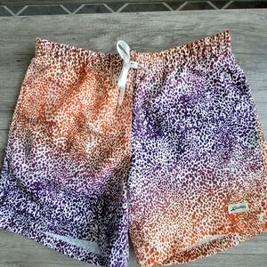 Bather Men's Swim Trunk | Medium | Purple Cheetah